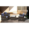 Outdoor Rattan Function Sofa Chairs Table Set